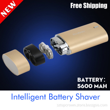 Mordern Stylish Intelligent Battery Shaver with Power Bank